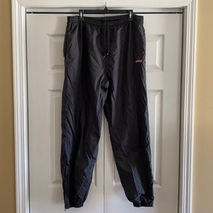 Adidas lined wind pants 90s black jogging running